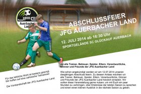 Jahresabschlussfeier JFG Auerbacher Land